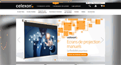 Desktop Screenshot of fr.celexon.com